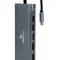 Док-станція Cablexpert USB-C 8-в-1 (A-CM-COMBO8-01)