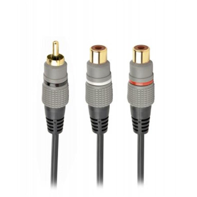Аудіо-кабель Cablexpert RCA - 2хRCA (M/F), 0.2 м, Black (CCAP-RCAM2F-0.2M)