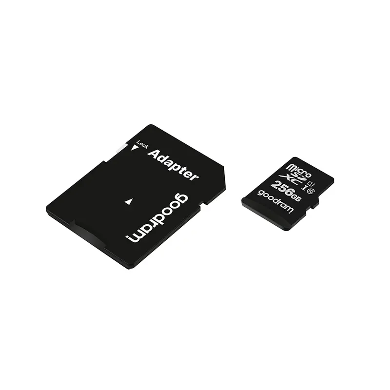 Карта пам`яті MicroSDXC 256GB UHS-I Class 10 GOODRAM + SD-adapter (M1AA-2560R12) Карта пам`яті MicroSDXC 256GB UHS-I Class 10 GOODRAM + SD-adapter (M1AA-2560R12)