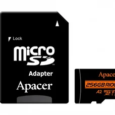Карта пам`ятi MicroSDXC 256GB UHS-I/U3 Class 10 Apacer (AP256GMCSX10U8-R) + SD адаптер