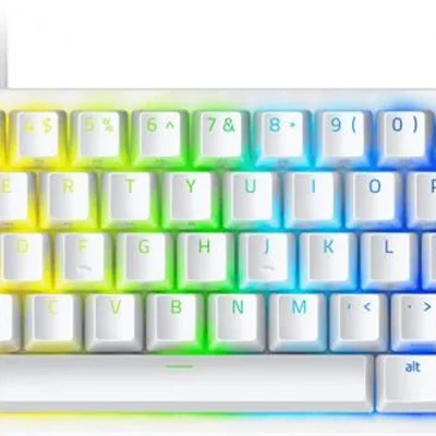 Клавіатура Razer Huntsman Mini Mercury Red Switch White (RZ03-03392200-R3R1)
