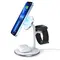 Магнітний бездротовий зарядний пристрій Choetech T585-F 3in1 Magnetic wireless charger station for iPhone