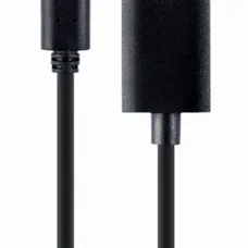 Адаптер Cablexpert USB Type-C - DisplayPort (M/F), 0.15 м, чорний (A-CM-DPF-02)