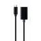 Адаптер Cablexpert USB Type-C - DisplayPort (M/F), 0.15 м, чорний (A-CM-DPF-02) Адаптер Cablexpert USB Type-C - DisplayPort (M/F), 0.15 м, чорний (A-CM-DPF-02)
