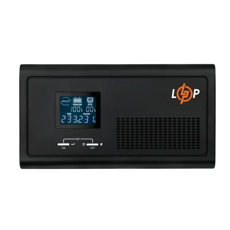 Джерело безперебійного живлення LogicPower LPE-B-PSW-1500VA+ (1000Вт) 1-40A, з правильною синусоїдою 12V Джерело безперебійного живлення LogicPower LPE-B-PSW-1500VA+ (1000Вт) 1-40A, з правильною синусоїдою 12V