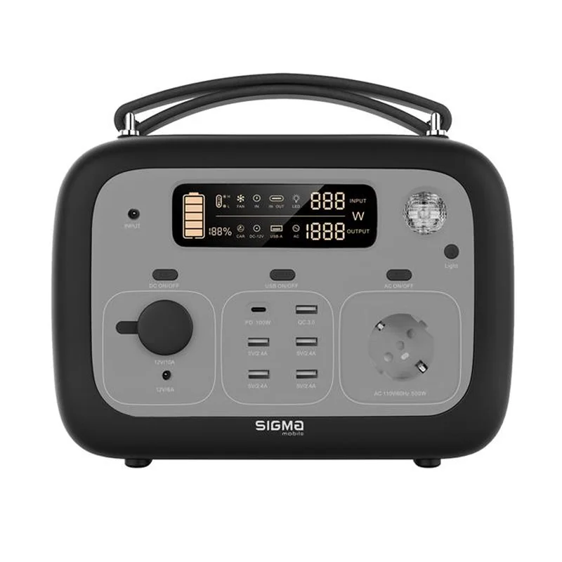 Зарядна станція Sigma mobile X-Power SI140APS Black-Grey (4827798424513)