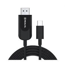 Кабель REAL-EL CHD-180 HDMI - USB Type-C (M/M), 1.8 м, Black (EL123500044)