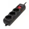 Фільтр живлення Gembird Pro (SPG3-G-10B-PRO) 3 розетки, 3м, чорний Фільтр живлення Gembird Pro (SPG3-G-10B-PRO) 3 розетки, 3м, чорний