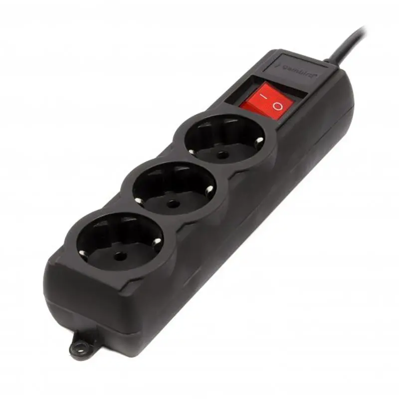 Фільтр живлення Gembird Pro (SPG3-G-10B-PRO) 3 розетки, 3м, чорний Фільтр живлення Gembird Pro (SPG3-G-10B-PRO) 3 розетки, 3м, чорний