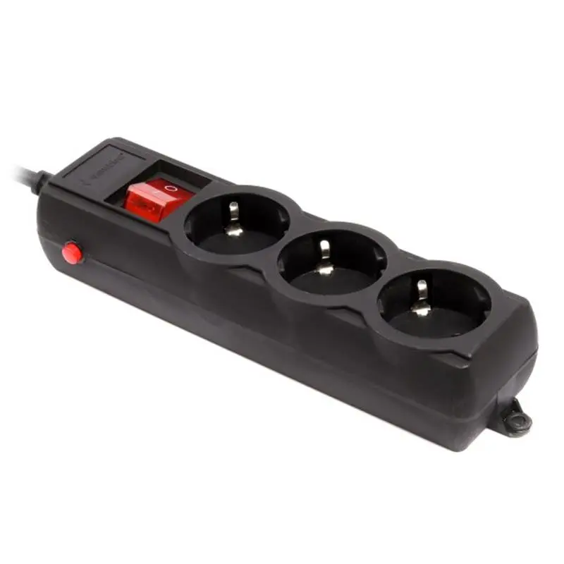 Фільтр живлення Gembird Pro (SPG3-G-10B-PRO) 3 розетки, 3м, чорний Фільтр живлення Gembird Pro (SPG3-G-10B-PRO) 3 розетки, 3м, чорний