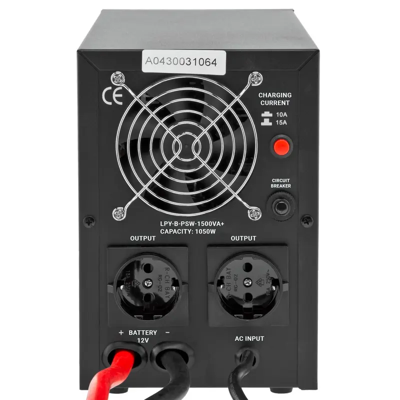 Джерело безперебійного живлення LogicPower LPY-B-PSW-1500VA+ (1050Вт)10A/15A, Lin.int., AVR, 2 x евро, метал Джерело безперебійного живлення LogicPower LPY-B-PSW-1500VA+ (1050Вт)10A/15A, Lin.int., AVR, 2 x евро, метал