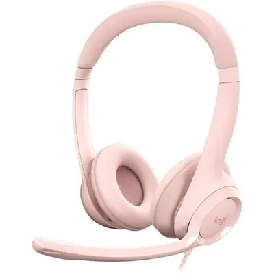 Гарнітура Logitech H390 USB Rose (981-001281)