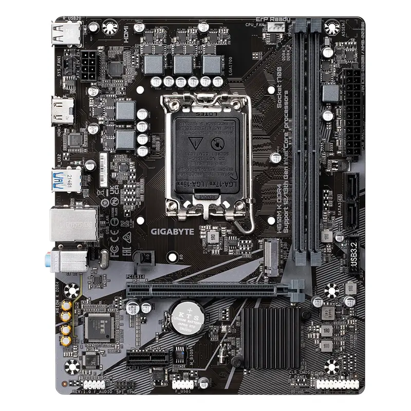 Материнська плата Gigabyte H610M K DDR4 Socket 1700 Материнська плата Gigabyte H610M K DDR4 Socket 1700