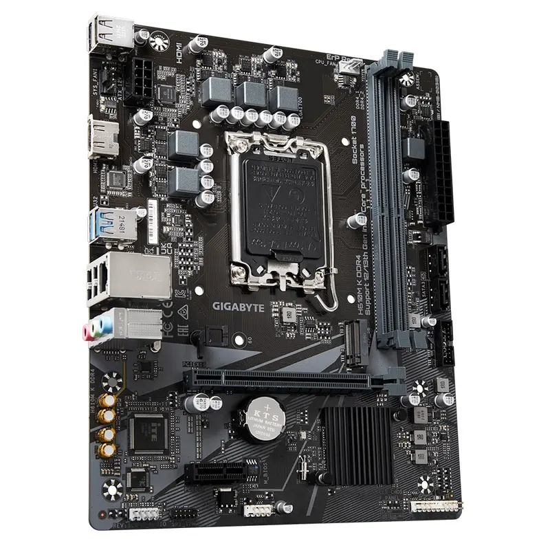 Материнська плата Gigabyte H610M K DDR4 Socket 1700 Материнська плата Gigabyte H610M K DDR4 Socket 1700