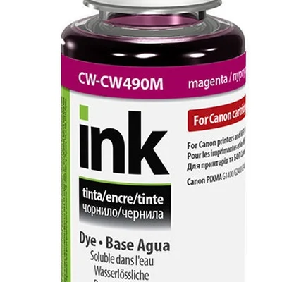 Чорнило CW Canon PIXMA G1400/G2400/G3400 (Magenta) (CW-CW490M01) 100мл