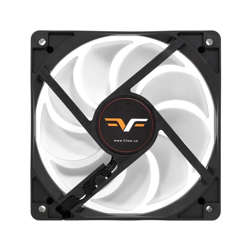 Вентилятор Frime (FWF120HB20PWM) 120x120x25мм, PWM Black/White