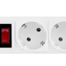 Фільтр живлення ProLogix (PRS-P3CU-30W) 3x1.0мм2 мідь, 3 розетки, 3 м, білий