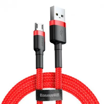 Кабель Baseus Cafule USB-microUSB, 2м Red (CAMKLF-C09) Кабель Baseus Cafule USB-microUSB, 2м Red (CAMKLF-C09)