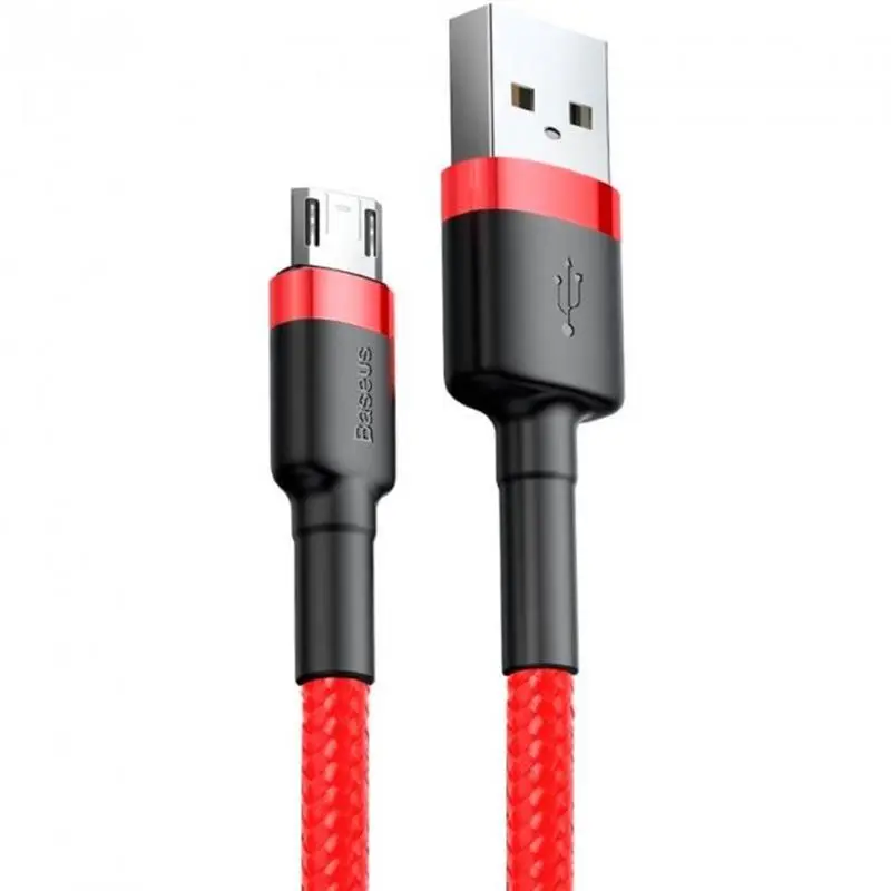 Кабель Baseus Cafule USB-microUSB, 2м Red (CAMKLF-C09) Кабель Baseus Cafule USB-microUSB, 2м Red (CAMKLF-C09)
