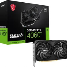 Відеокарта GF RTX 4060 Ti 8GB GDDR6 Ventus 2X Black OC MSI (GeForce RTX 4060 Ti VENTUS 2X BLACK 8G OC)