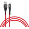 Кабель Intaleo CBRNYT1 USB - USB Type-C (M/M), 1.2 м, Red (1283126559464)