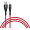 Кабель Intaleo CBRNYT1 USB - USB Type-C (M/M), 1.2 м, Red (1283126559464)