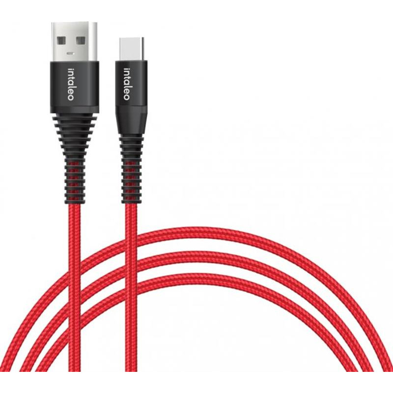 Кабель Intaleo CBRNYT1 USB - USB Type-C (M/M), 1.2 м, Red (1283126559464)