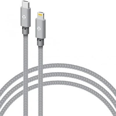 Кабель Intaleo CBGNYTL1 USB Type-C - Lightning (M/M), 30W, 1 м, Grey (1283126559587)