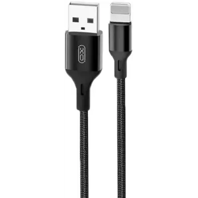 Кабель XO NB143 USB - Lightning (M/M), 2.1 A, 1 м, Black (XO-NB143i1-BK) Кабель XO NB143 USB - Lightning (M/M), 2.1 A, 1 м, Black (XO-NB143i1-BK)