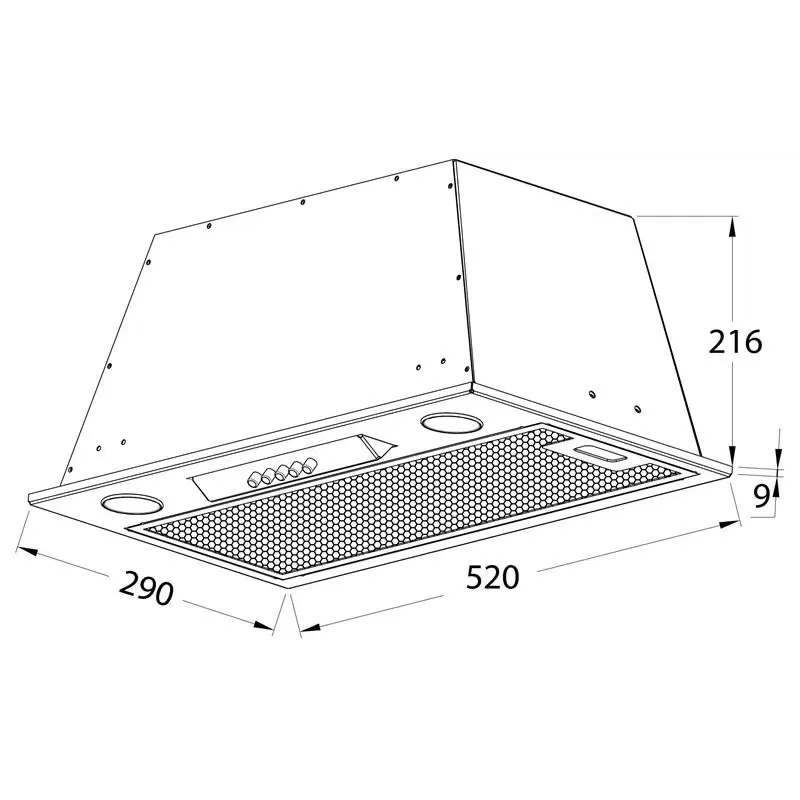 Витяжка Pyramida ABH 52 PBA (700) IX Витяжка Pyramida ABH 52 PBA (700) IX
