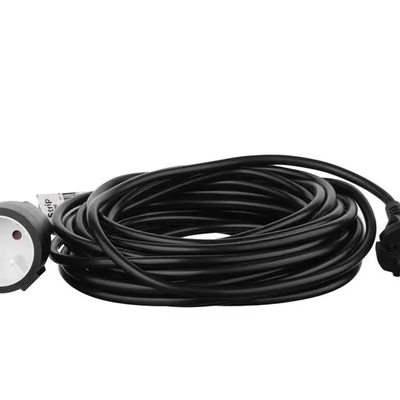 Мережевий подовжувач 2E 1XCEE7/17, 2G*1.0мм, 10м, black (2E-PC210M10)