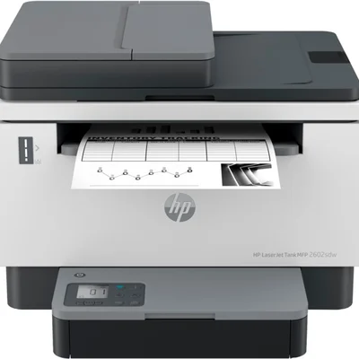 Багатофункціональний пристрій А4 ч/б HP LaserJet Tank 2602sdw с Wi-Fi (2R7F5A)