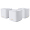 Wi-Fi Mesh система Asus ZenWiFi XD4 Plus 3PK White