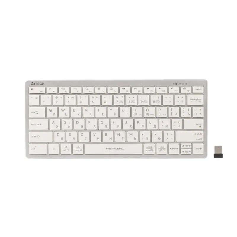 Клавіатура A4Tech Fstyler FBX51C White