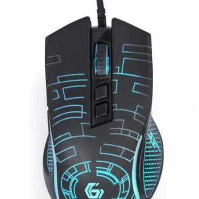 Миша Gembird MUSG-RGB-01 Black