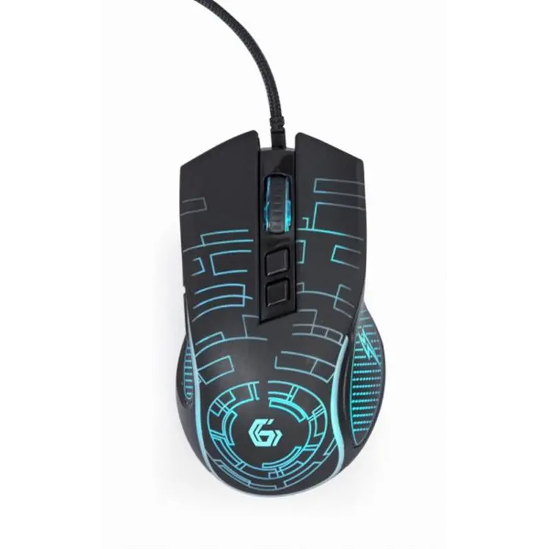 Миша Gembird MUSG-RGB-01 Black