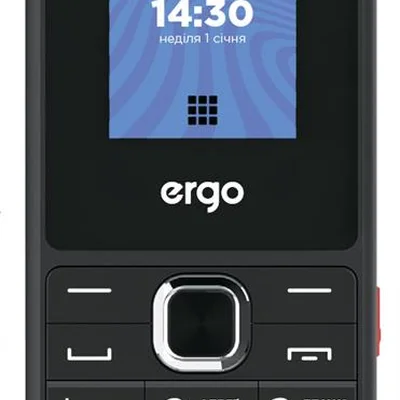 Мобiльний телефон Ergo E181 Dual Sim Black