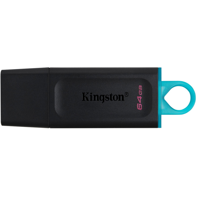 Флеш-накопичувач USB3.2 64GB Kingston DataTraveler Exodia Black/Teal (DTX/64GB)