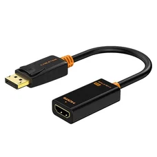 Перехідник Сabletime DisplayPort – HDMI V 2.0 (M/F), 0.2 м, (1920*1080p)/60HZ, Black (CP22B)