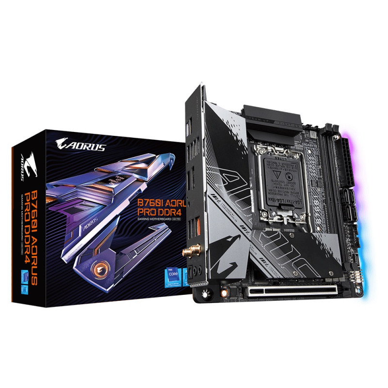 Материнська плата Gigabyte B760I Aorus Pro DDR4 Socket 1700