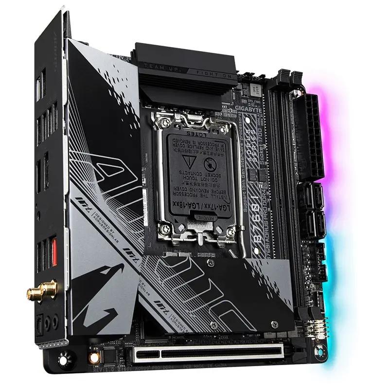 Материнська плата Gigabyte B760I Aorus Pro DDR4 Socket 1700 Материнська плата Gigabyte B760I Aorus Pro DDR4 Socket 1700