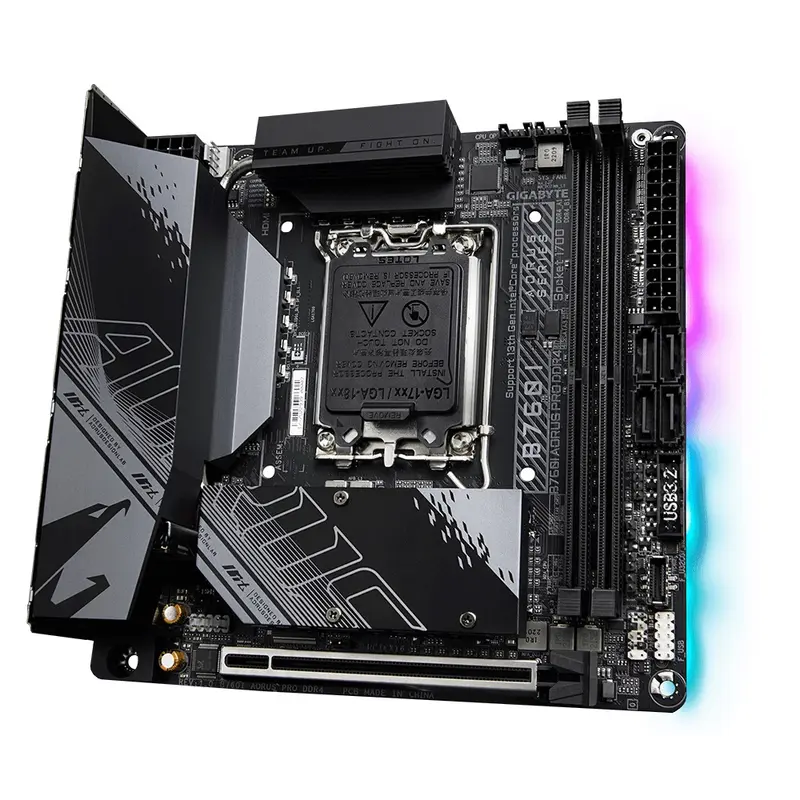 Материнська плата Gigabyte B760I Aorus Pro DDR4 Socket 1700 Материнська плата Gigabyte B760I Aorus Pro DDR4 Socket 1700