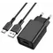 Зарядний пристрій Borofone BA68A Glacier USB 2.1A Black (BA68ACB)