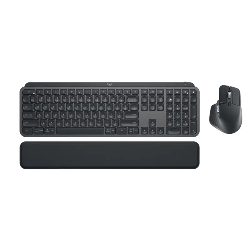 Комплект (клавіатура, миша) бездротовий Logitech MX Keys Combo for Business Graphite US (920-010933)
