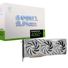 Відеокарта GF RTX 4060 Ti 16GB GDDR6 Gaming X Slim White MSI (GeForce RTX 4060 Ti GAMING X SLIM WHITE 16G)