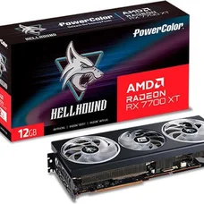 Відеокарта AMD Radeon RX 7700 XT 12GB GDDR6 Hellhound PowerColor (RX 7700 XT 12G-L/OC)