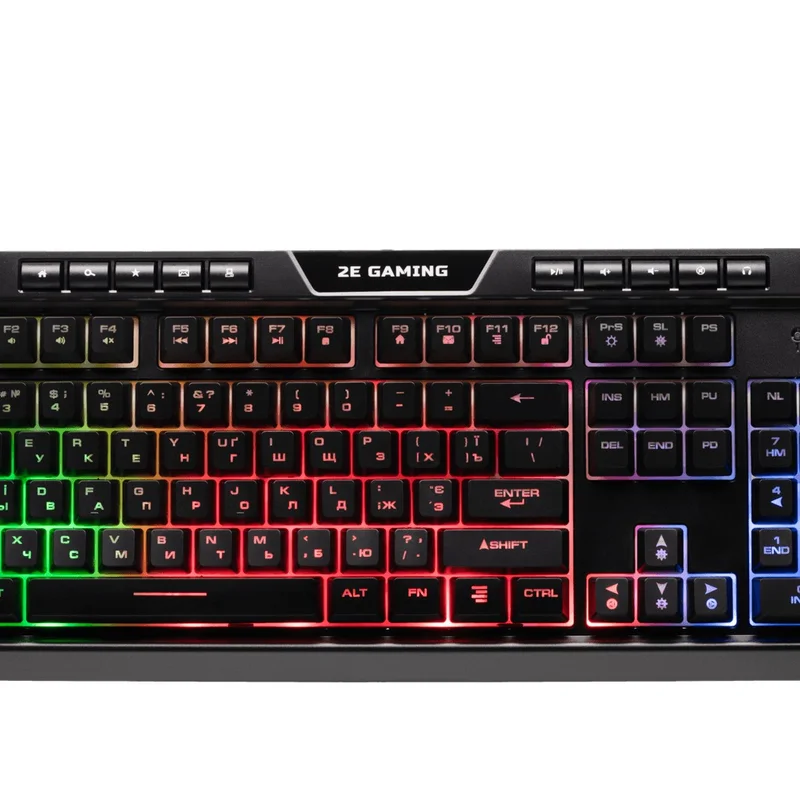 Клавіатура 2E Gaming KG300UB LED Ukr Black (2E-KG300UB)