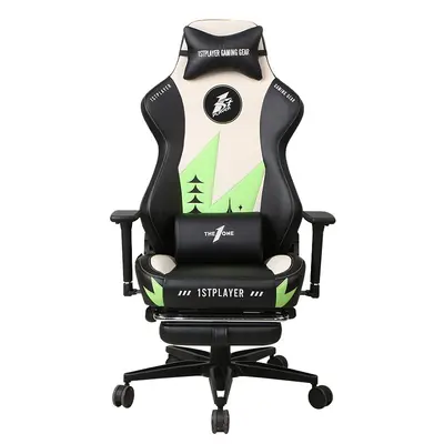 Крісло для геймерів 1stPlayer Duke Black-White-Green