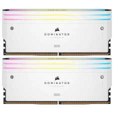 Модуль пам`ятi DDR5 2x16GB/6000 Corsair Dominator Titanium RGB White (CMP32GX5M2B6000C30W)