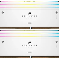 Модуль пам`ятi DDR5 2x16GB/6000 Corsair Dominator Titanium RGB White (CMP32GX5M2B6000C30W)